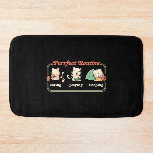 Item preview, Purrfect Routine - Cute Cat Lover Gift designed and sold by koalateess.