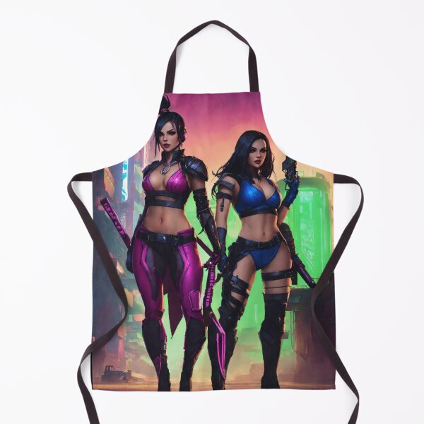 Artikelvorschau, Cyberpunk Kitana & Mileena entworfen und verkauft von RaF71PrO.