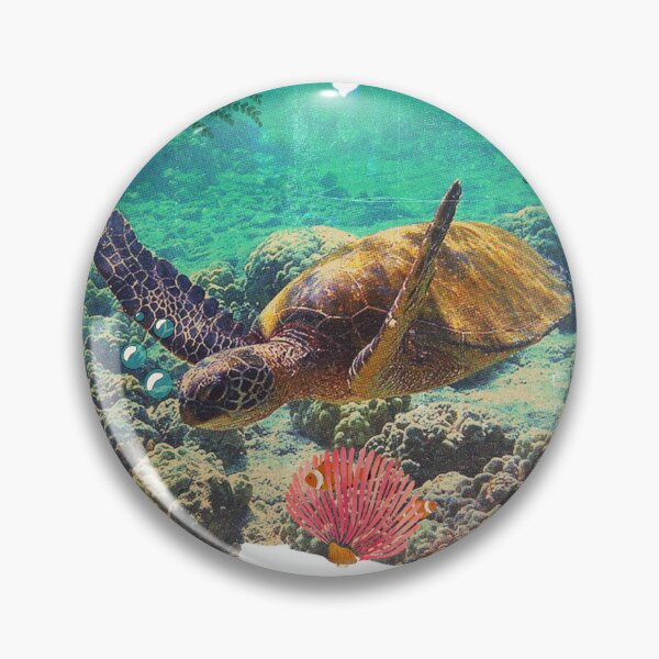 Item preview, Turtle In Ocean Gift For Turtle Lovers designed and sold by Harpiaart.
