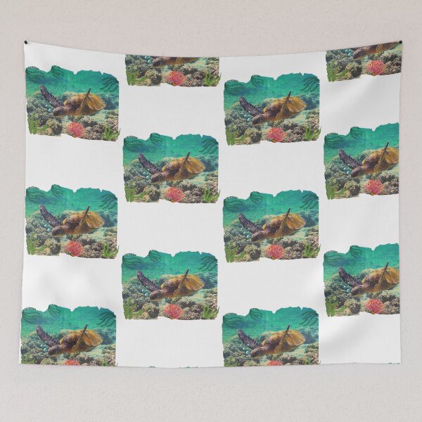 Item preview, Turtle In Ocean Gift For Turtle Lovers designed and sold by Harpiaart.