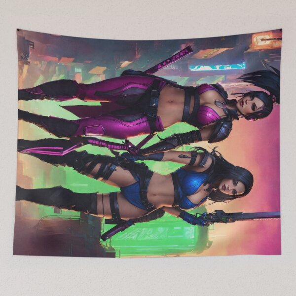 Artikelvorschau, Cyberpunk Kitana & Mileena entworfen und verkauft von RaF71PrO.