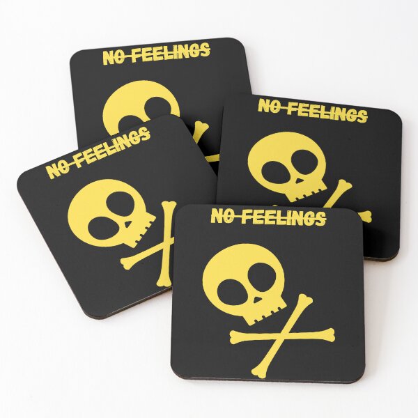 Item preview, no feelings designed and sold by darkthings design.