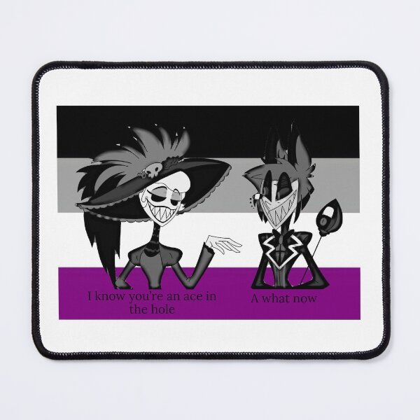 Item preview, Alastor and Rosie ace flag designed and sold by Ahhhhhstickers2000.
