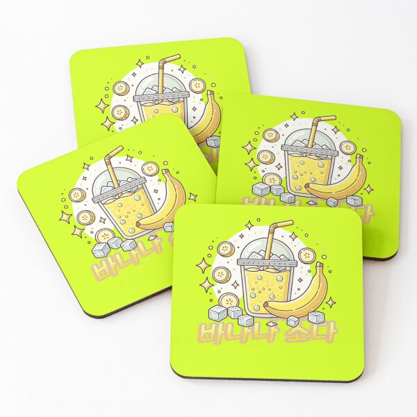 Item preview, Banana Soda - Cute aesthetic Korean Style drink designed and sold by Japatonic Shop.