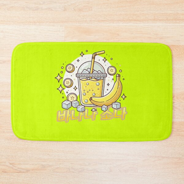 Item preview, Banana Soda - Cute aesthetic Korean Style drink designed and sold by Japatonic Shop.