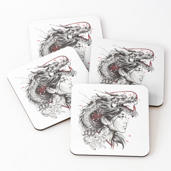 Item preview, Highly Detailed Japanese Tattoo Style Art designed and sold by Lucy Goosy Art.