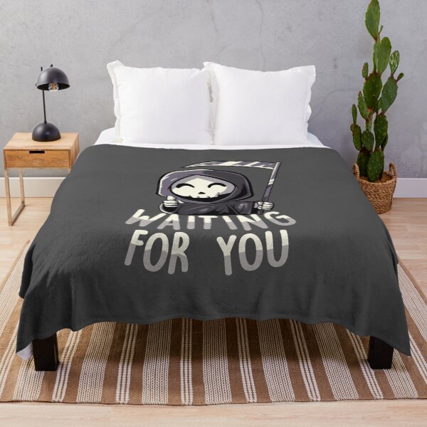 Item preview, Waiting For You - Funny Skull Grim Reaper Gift designed and sold by koalateess.