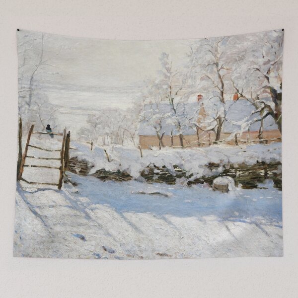 Item preview, Claude Monet's The Magpie (1868–1869) famous painting. designed and sold by Suzana Djordjevic.