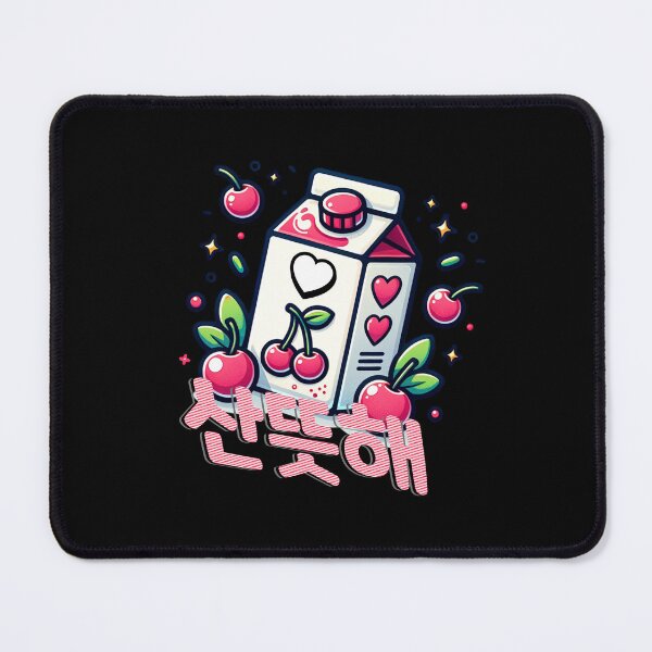 Item preview, Cherry Milk - Cute aesthetic Korean Style drink designed and sold by Japatonic Shop.