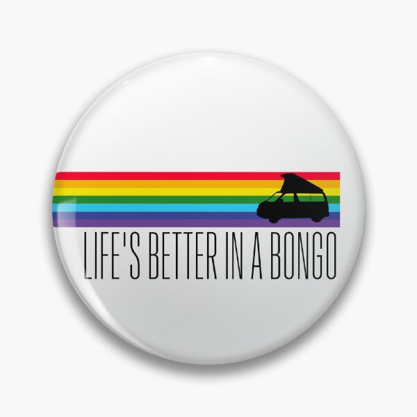 Item preview, Life's Better In A Bongo Rainbow Stripes designed and sold by LocalOddball.