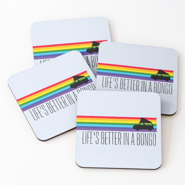 Item preview, Life's Better In A Bongo Rainbow Stripes designed and sold by LocalOddball.