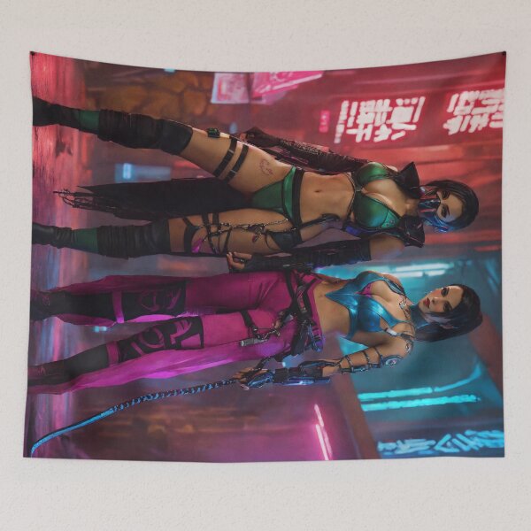 Artikelvorschau, Cyberpunk, Jade & Kitana entworfen und verkauft von RaF71PrO.