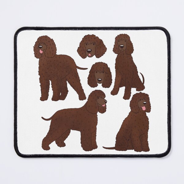 Item preview, Irish water spaniel dog pattern designed and sold by Yaragold.