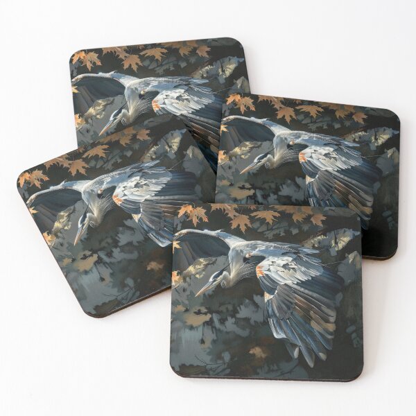Item preview, Heron in flight designed and sold by Brian Tarr.