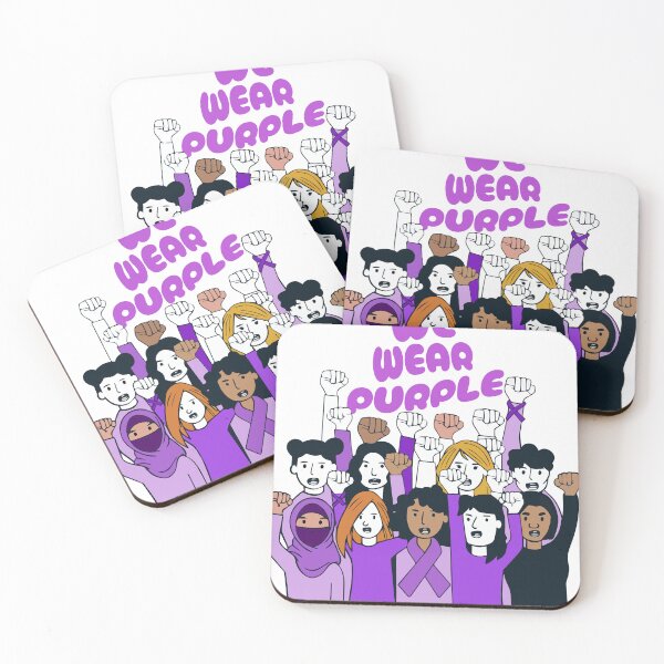 Item preview, Domestic violence Awareness, Purple Ribbon, Support Squad designed and sold by BobaTeeStore.