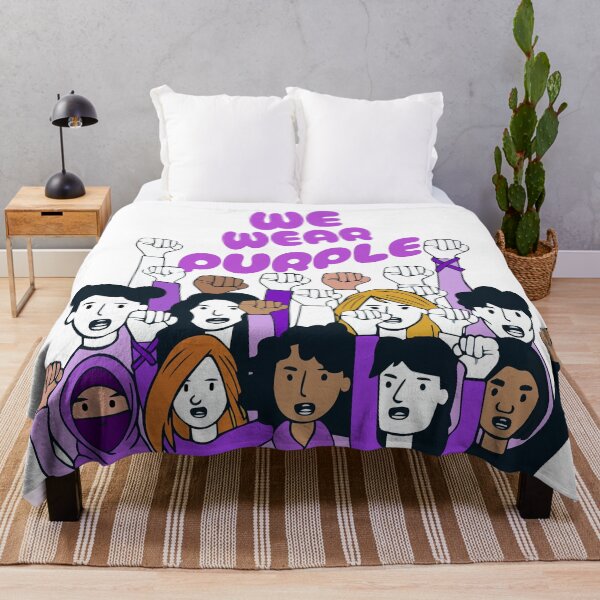 Item preview, Domestic violence Awareness, Purple Ribbon, Support Squad designed and sold by BobaTeeStore.