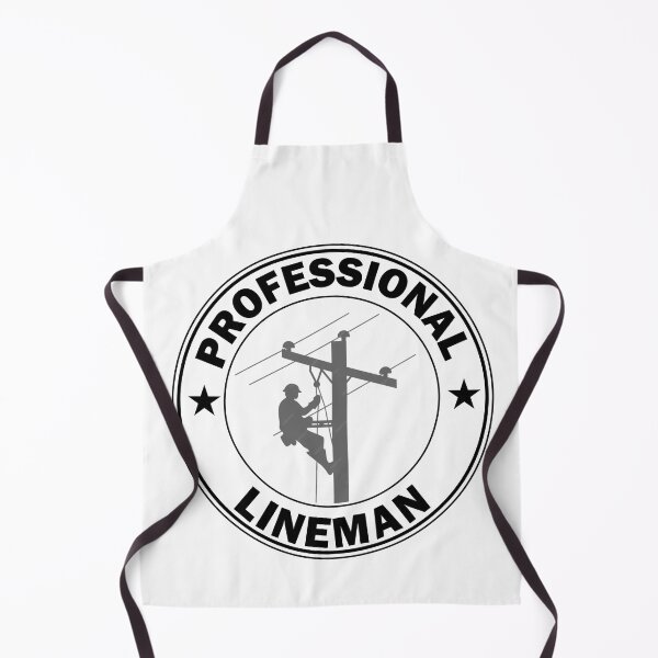 Item preview, Professional Line Man Circle Art Stickers and Shirts for Electrical Lineman designed and sold by Science Engineering Gifts.