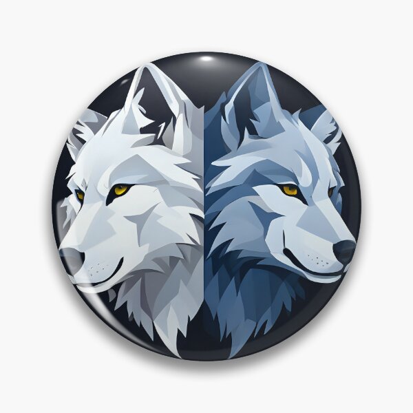 Item preview, Two wolves frontal look designed and sold by PragmaticP.