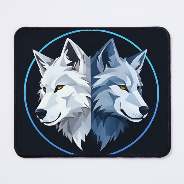 Item preview, Two wolves frontal look designed and sold by PragmaticP.