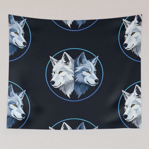 Item preview, Two wolves frontal look designed and sold by PragmaticP.