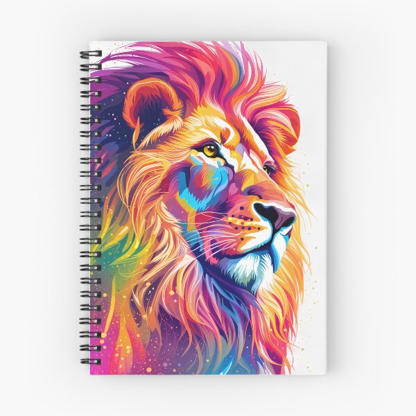 Artikelvorschau, Regenbogen Löwe 2 entworfen und verkauft von Plotterzebra.