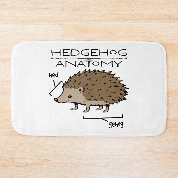 Artikelvorschau, Anatomie des Igels entworfen und verkauft von Angry Swan Designs.