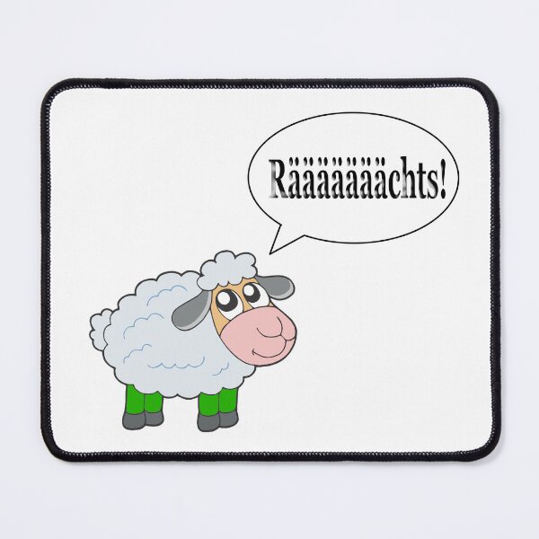 Item preview, Rääääääächts - The sleeping sheep designed and sold by ARTmanhART.