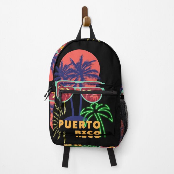 Artikelvorschau, Puerto Rico-Palme und Sonnenbrille, 80er-Jahre-Atmosphäre, Strandurlaub in Puerto Rico entworfen und verkauft von Galactic-Panda.