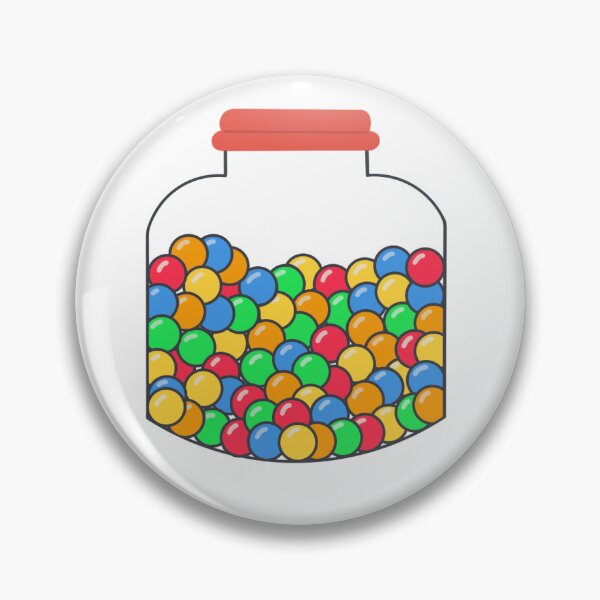 Item preview, A jar of gumballs designed and sold by ByCornelia.