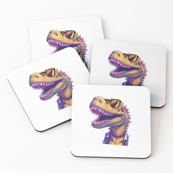 Item preview, Rock 'n' Roar - Unleashing the Rebel Dinosaur designed and sold by jgvisualarts.