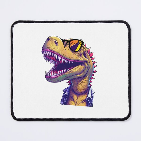 Item preview, Rock 'n' Roar - Unleashing the Rebel Dinosaur designed and sold by jgvisualarts.