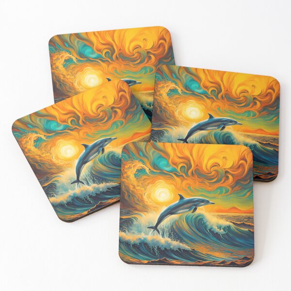 Item preview, Leaping Dolphin, Ai Generated Art  designed and sold by ACC .