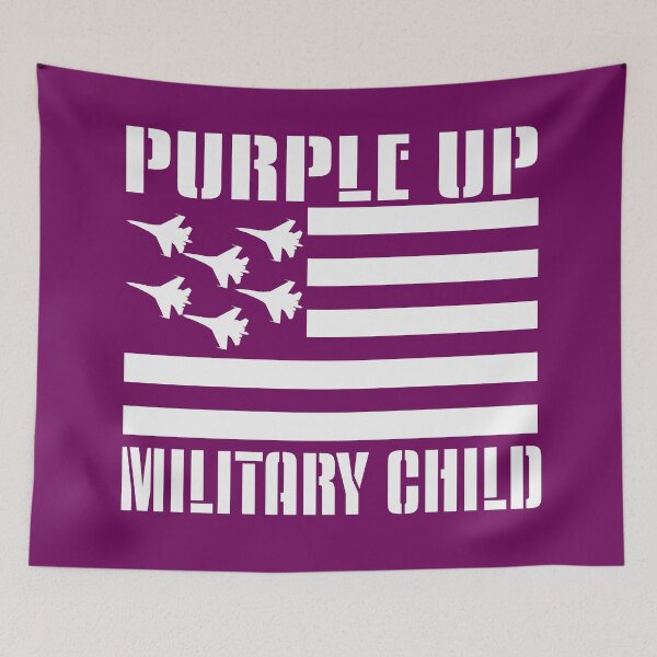 Item preview, Purple up military child designed and sold by Colorfulman.