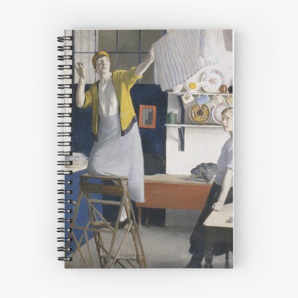 Item preview, A Kitchen Interior by Harold Charles Harvey (1874–1941), c.1918 designed and sold by Vintage Designs +.