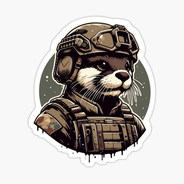 Artikel-Vorschau von Otter-Soldat, designt und verkauft von TomFrontierArt.