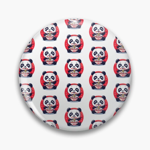 Item preview, Kawaii Panda Eating Ramen designed and sold by PeelZinc.