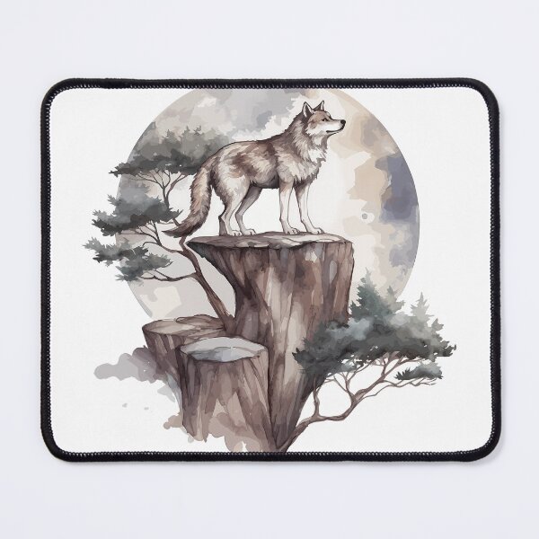 Item preview, alone wolf designed and sold by ebialonestar.