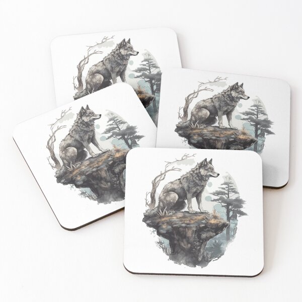 Item preview, alone wolf designed and sold by ebialonestar.