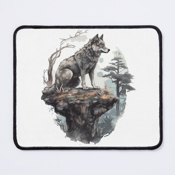 Item preview, alone wolf designed and sold by ebialonestar.