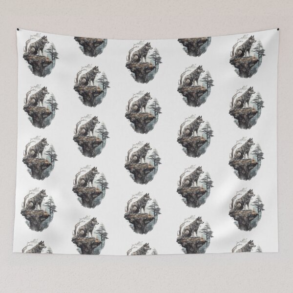 Item preview, alone wolf designed and sold by ebialonestar.
