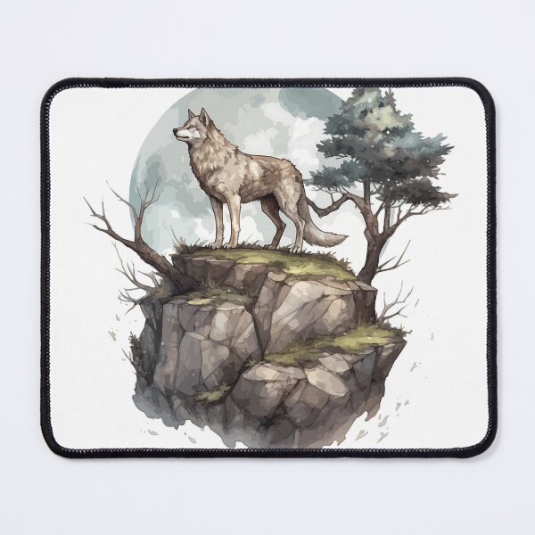 Item preview, alone wolf designed and sold by ebialonestar.
