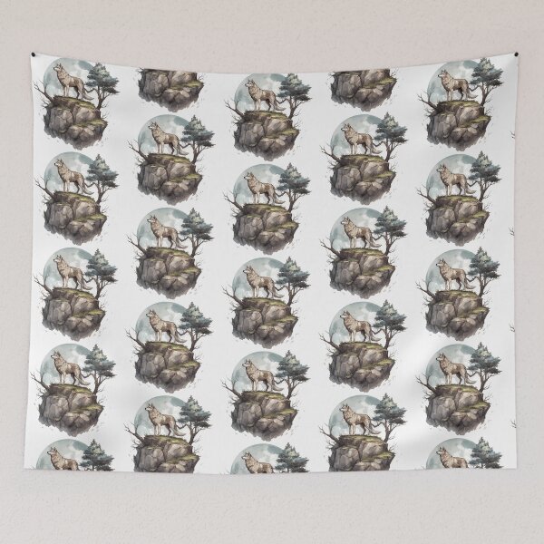Item preview, alone wolf designed and sold by ebialonestar.