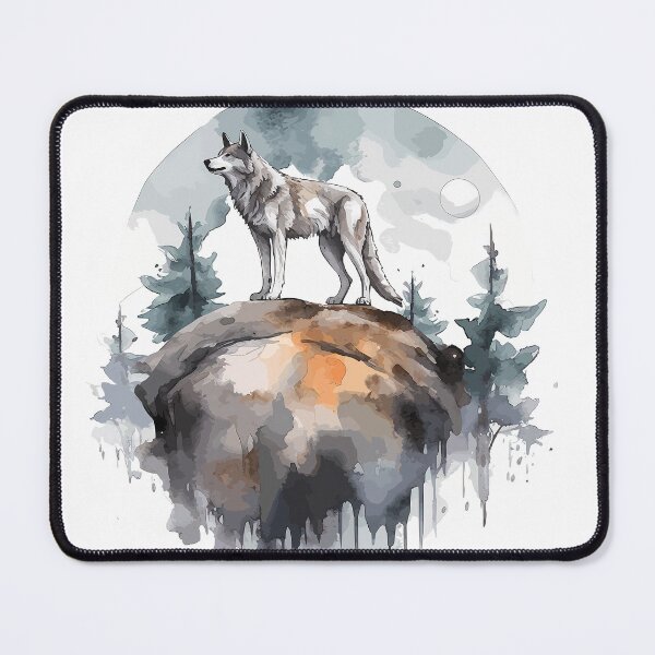 Item preview, alone wolf designed and sold by ebialonestar.