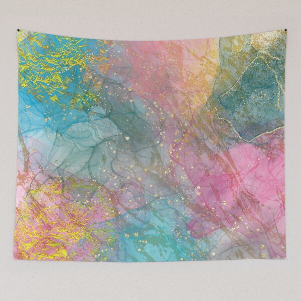 Item preview, Gold and Water Colours designed and sold by JJayCreative.