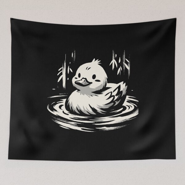 Item preview, Kawaii Cool Retro Duck Japan Style Funny Duck designed and sold by KsuAnn.
