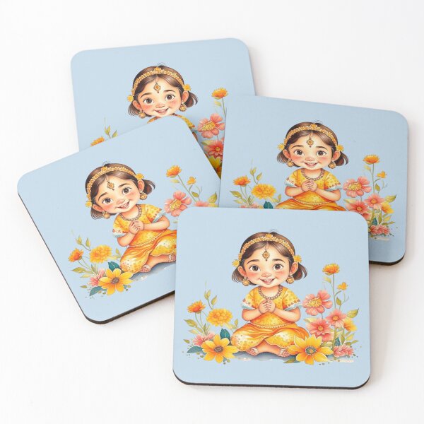 Item preview, Gudi Padwa Cute Girl designed and sold by HolidayBug.