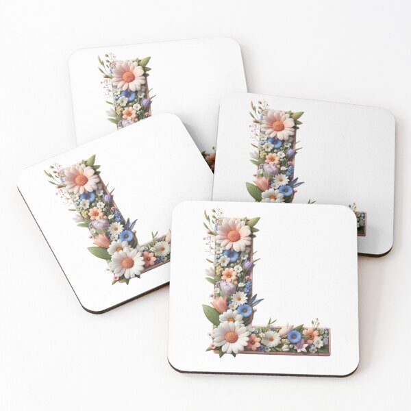 Item preview, Letter “L” containing flowers designed and sold by yeekazar.