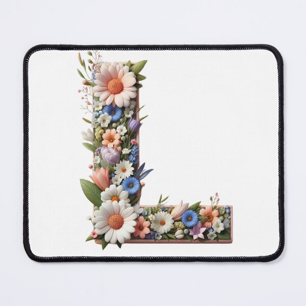 Item preview, Letter “L” containing flowers designed and sold by yeekazar.