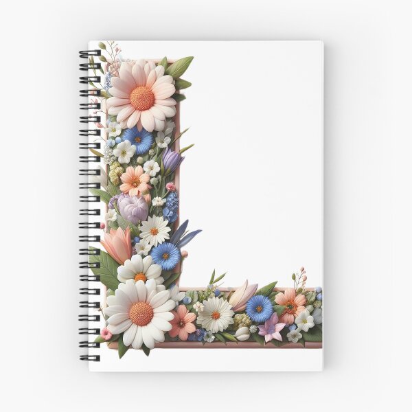Item preview, Letter “L” containing flowers designed and sold by yeekazar.