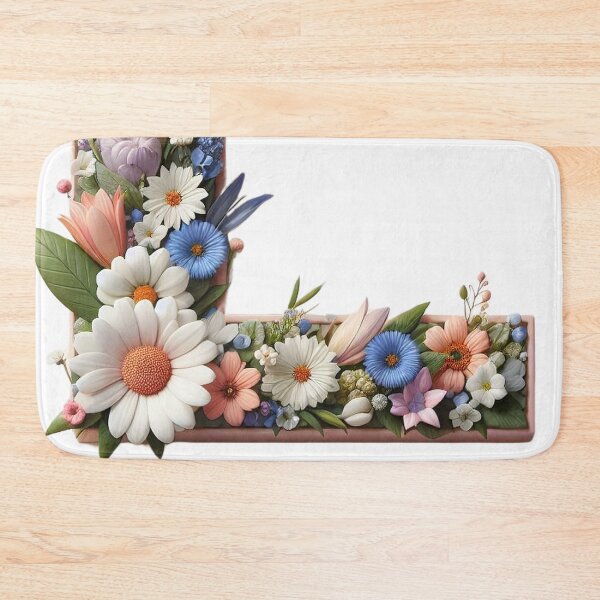 Item preview, Letter “L” containing flowers designed and sold by yeekazar.